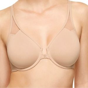 NWT-Wacoal-Front Closure Racerback Underwire Bra-Size 36D-Taupe-Style #65124
